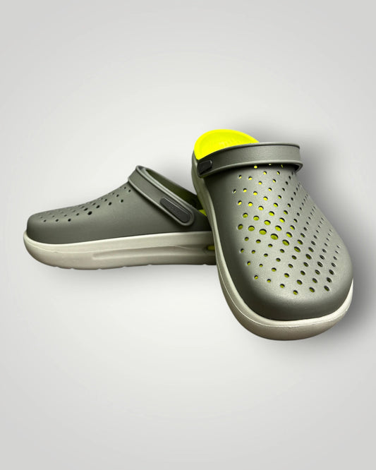 Crocs Inmotion Clog – Grey / Neon Yellow