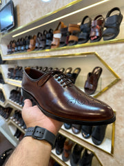 Pure Leather Shoes – Choco Borwn
