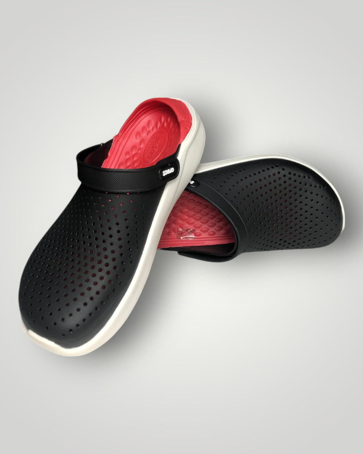 Crocs Lite Ride Red Color Crocs Lite Ride Black & Red – Shopeum
