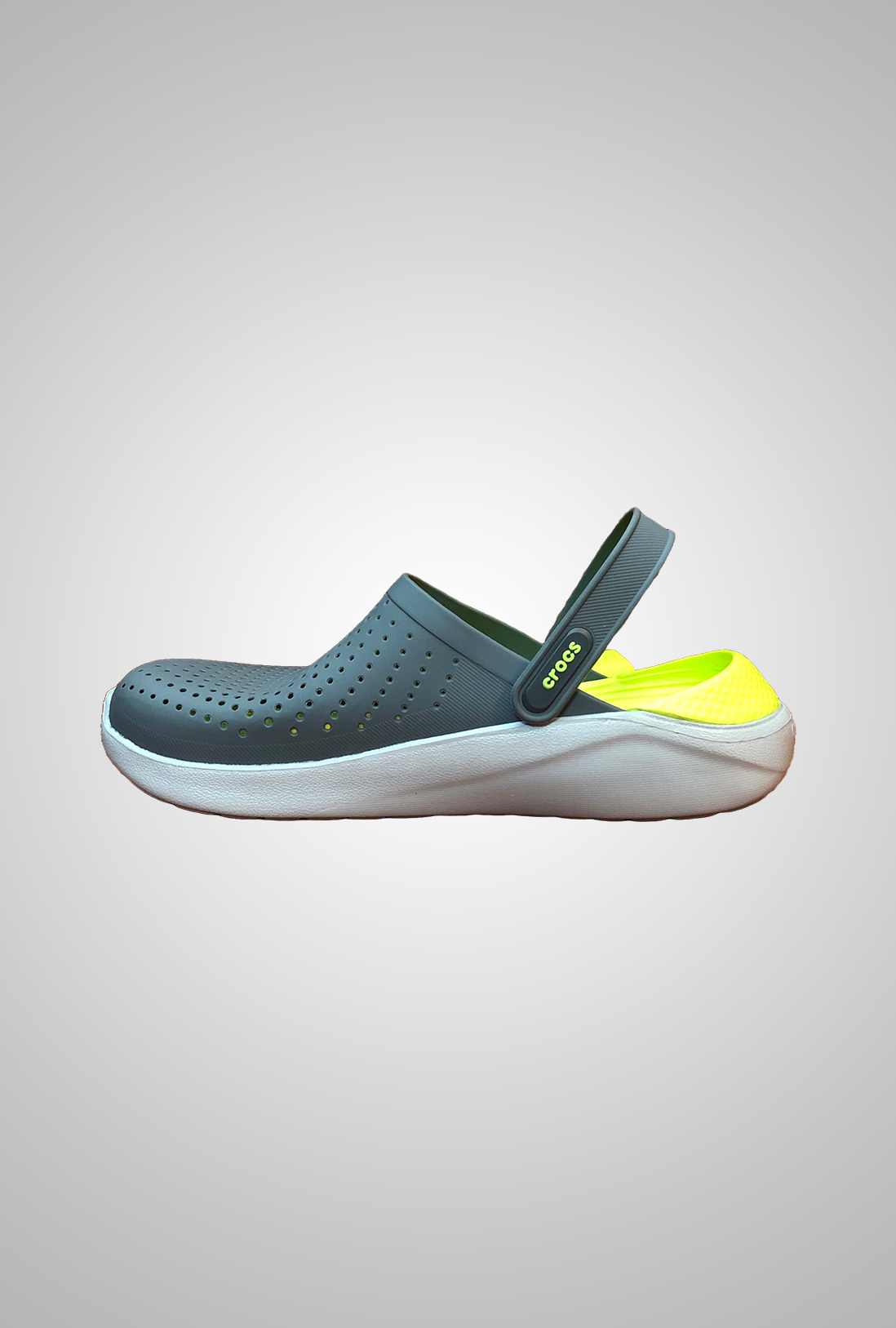 Crocs Lite Ride Grey Green Shopeum