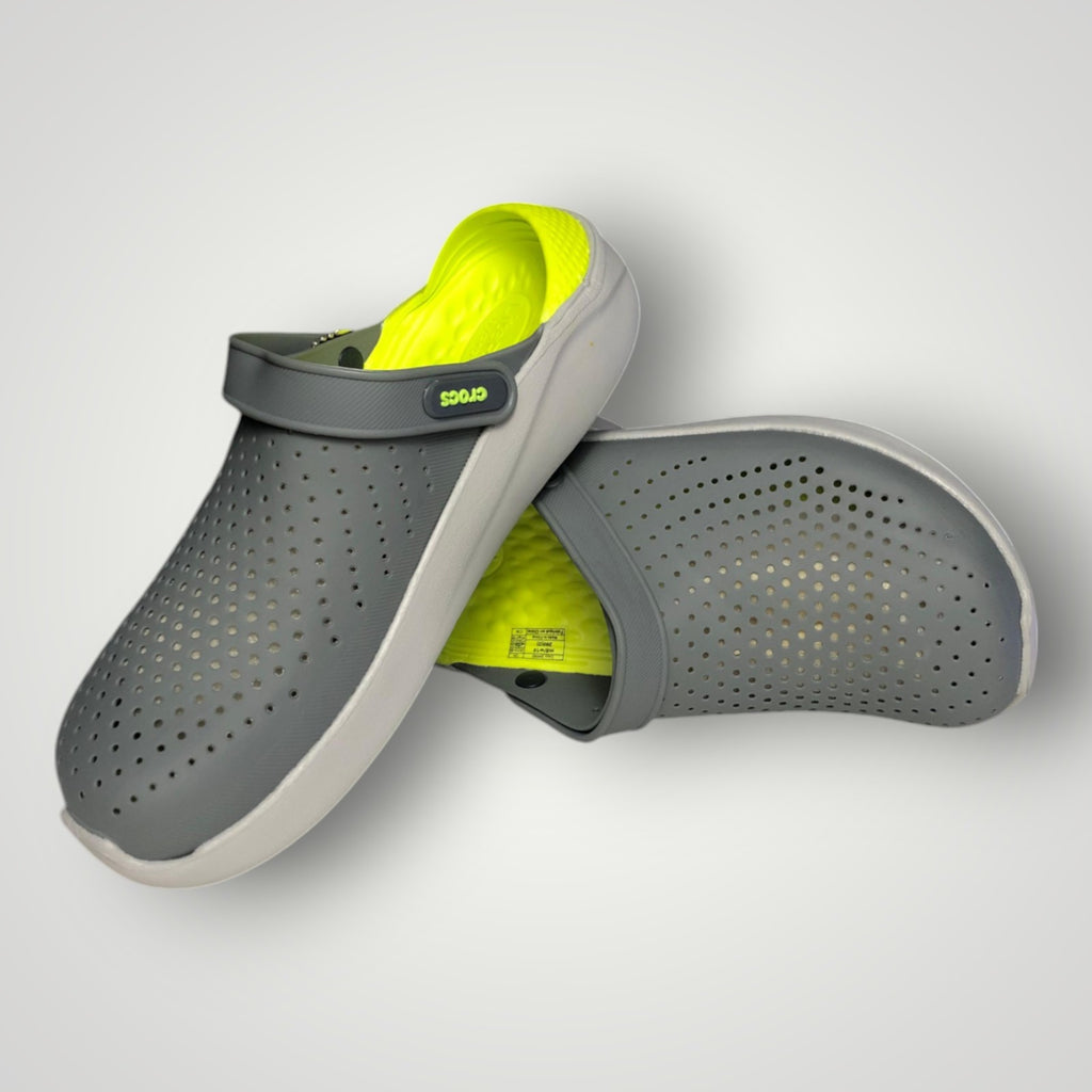 Crocs Lite Ride Grey & Green – Shopeum